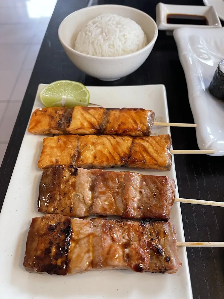 Brochettes Saumon Et Thon